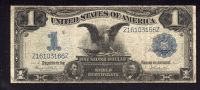 Fr.233, 1899 $1 Silver Certificate, Teehee-Burke, Z-Z Block, Z16103166Z, Fine [12]
